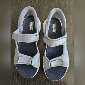Skechers Unisex Slip-Ins Sandals - Gray Good Conditions Size 13